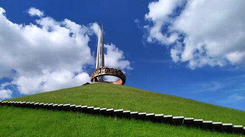 Monument, memorial Mound of Glory, Minsk District, photo