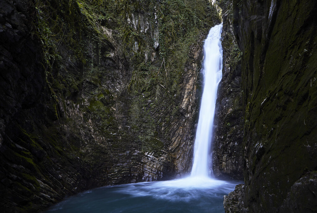 Водопад Бзогу, Сочи, фото