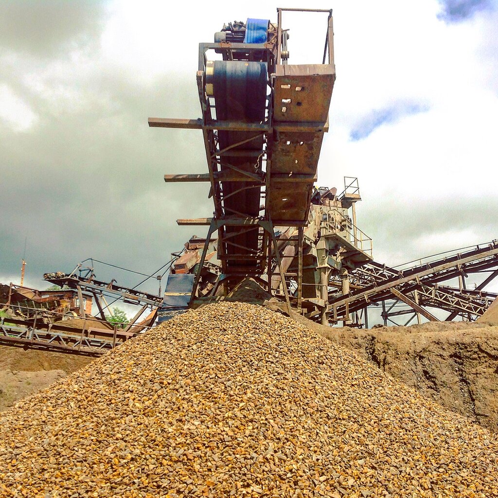 Выбор с карьер щебень