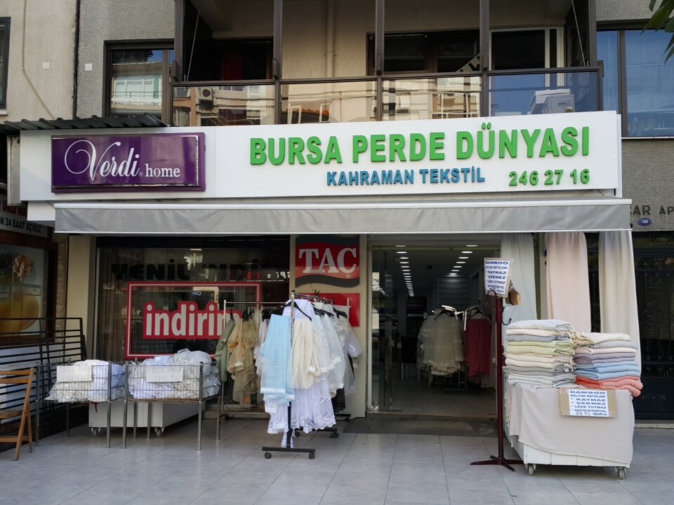 Drapery shop Bursa Fabric Market Curtain Branch, Izmir, photo