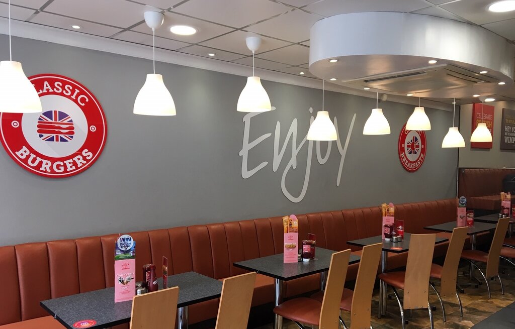 Fast food Wimpy, Huddersfield, photo