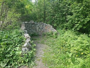 Руины усадьбы купца Михайлова (Tomsk, Forest Park Mikhaylovskaya Grove), landmark, attraction