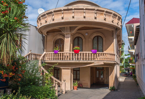 Внешний вид отеля Chveni Ezo в Кобулети, фото 2