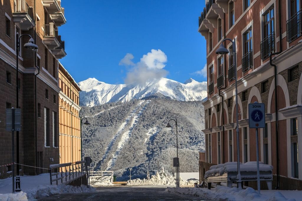 Ski resort Krasnaya Polyana Resort, Sochi, photo