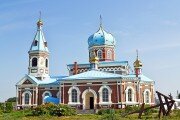 Orthodox church Nikolaya Chudotvortsa v Nikolskom monastyre v Bolshekulache Church, Omsk Oblast, photo