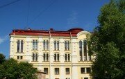 Orthodox church Tserkov Ikony Bozhiyey Materi Tikhvinskaya na Pyukhtitskom podvorye, Saint Petersburg, photo