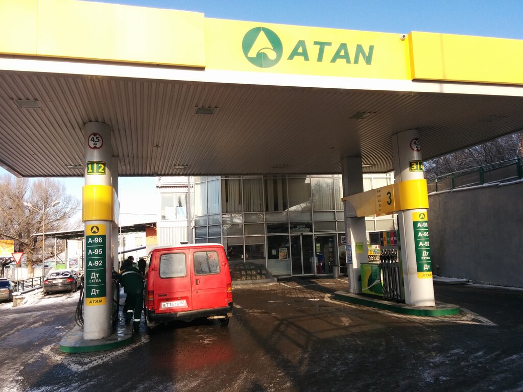 Атан крым карта заправок