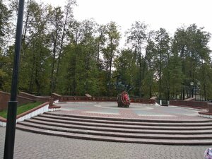 Мемориал Не вернувшимся с войны (Moscow Region, Pshkinskiy Urban District, Ivanteyevka, skver Zhuravli), monument, memorial