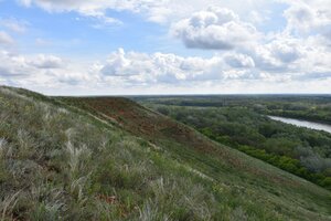 Гора Горюн (Orenburg Region, Perevolotskiy rayon, Rodnichnodolskiy selsovet) ، قمة الجبل