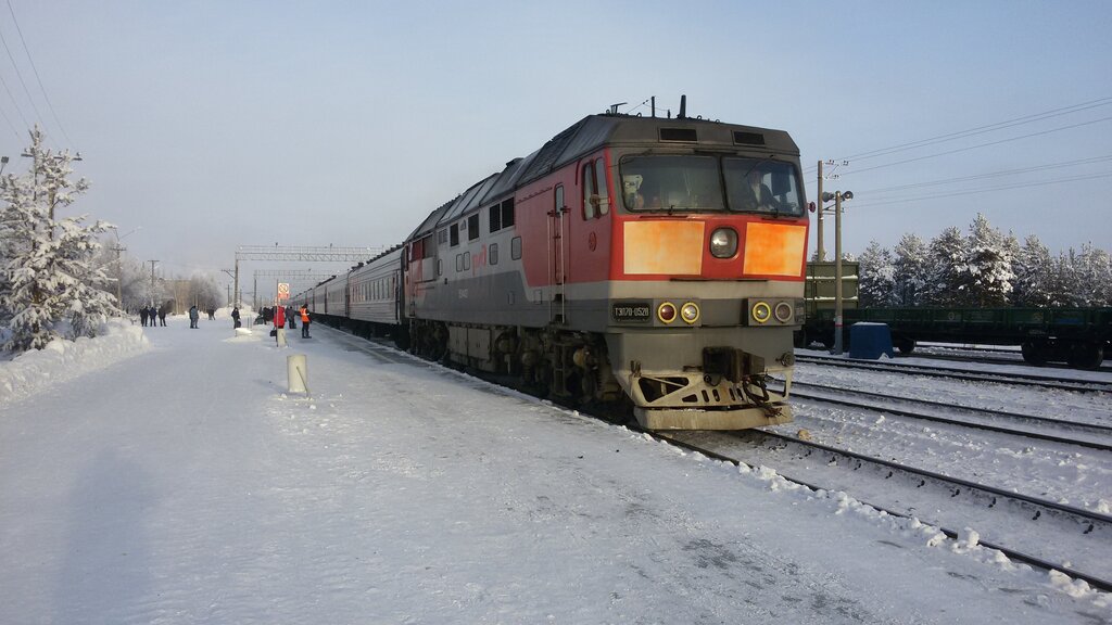 Railway station Zheleznodorozhny vokzal Kogalym, Kogalym, photo