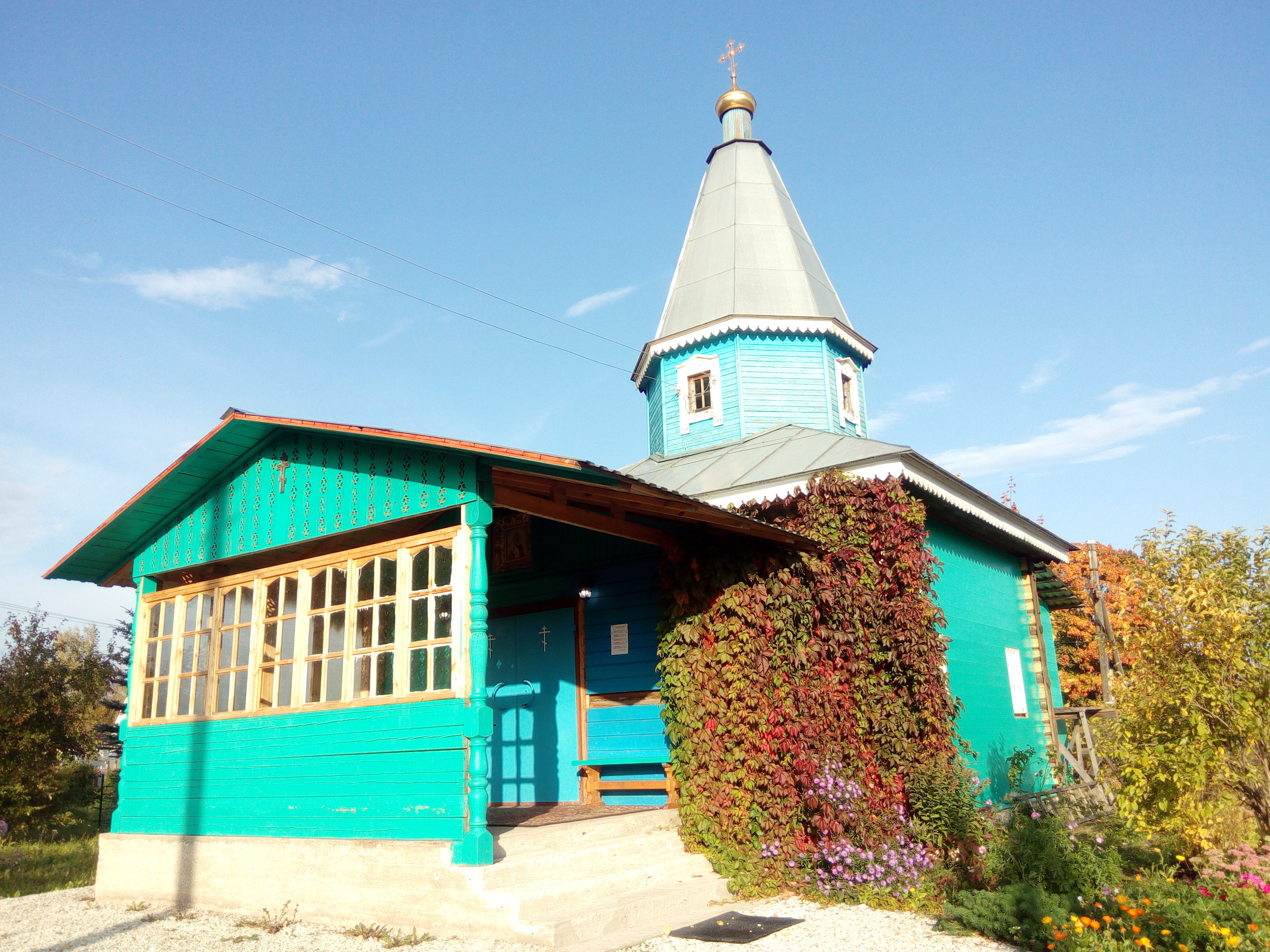 Фото: Церковь иконы Божией Матери Неопалимая Купина в Ордынском, православный хр