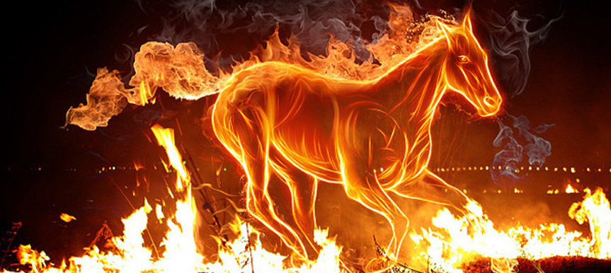 Painting "Fire Horse" - buy on ArtNow.ru