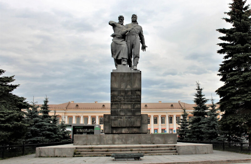 Monument, memorial Monument to the Ural Volunteer Tank Corps, Yekaterinburg, photo