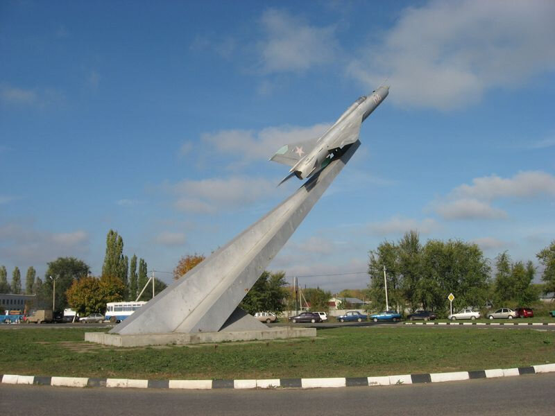 Monument to technology Истребитель МиГ-21ПФМ, Krasnodar Krai, photo