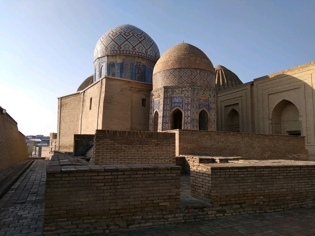 Landmark, attraction Two-domed mausoleum, Samarkand, photo