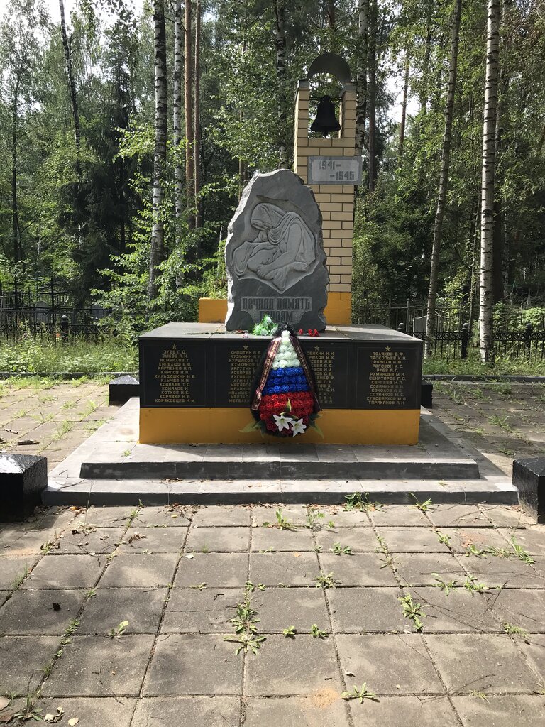 Monument, memorial Братская могила погибших в госпиталях в годы Великой Отечественной войны, Nizhny Novgorod Oblast', photo