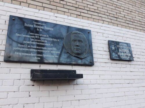 Мемориальная доска, закладной камень Мемориальная доска Л. Новоселовой, Одинцово, фото
