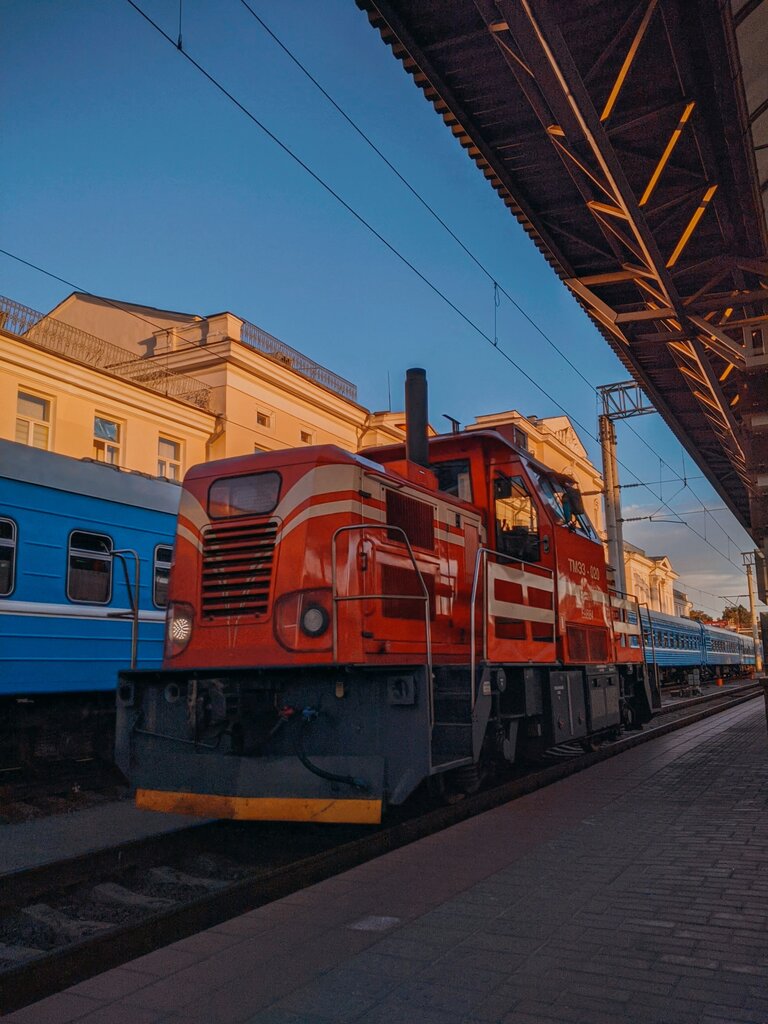 Railway station Zheleznodorozhnaya Stantsiya Rechitsa, Rechitsa, photo