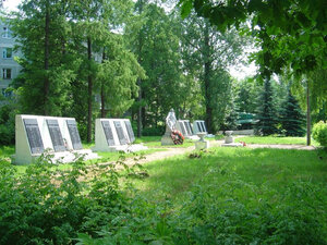 Мемориал Великой Отечественной войны (Pskov Region, Nevel, Gorodskoy park), monument, memorial