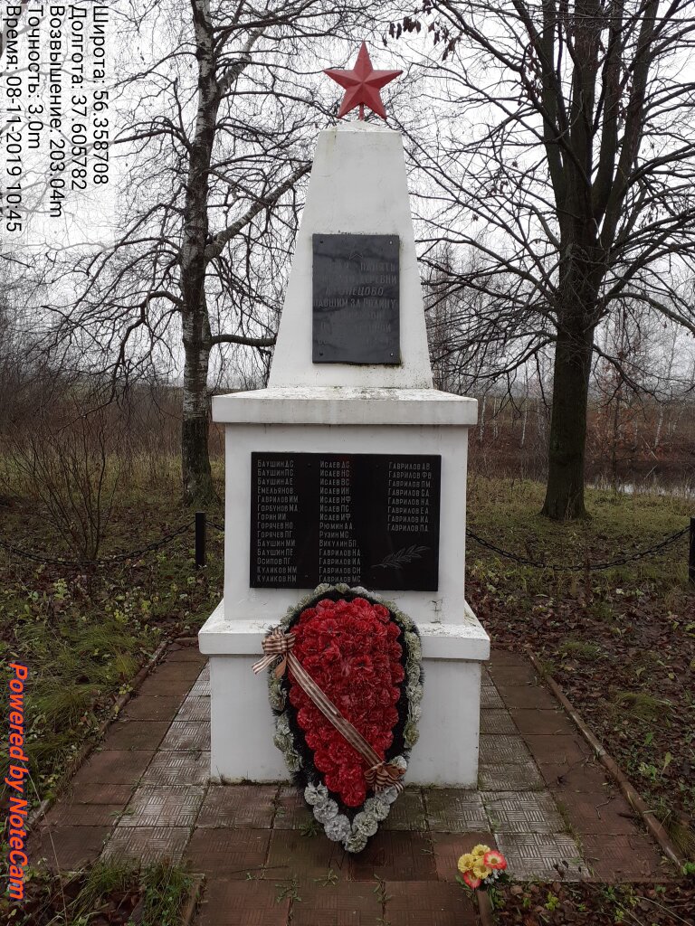 Monument, memorial Обелиск односельчанам, павшим в годы Великой Отечественной войны, Moscow and Moscow Oblast, photo