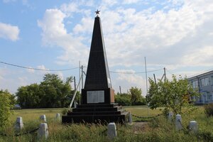 Воинам-землякам, погибшим на фронтах Великой Отечественной войны (Центральная ул., 20, село Крестики), памятник, мемориал в Омской области