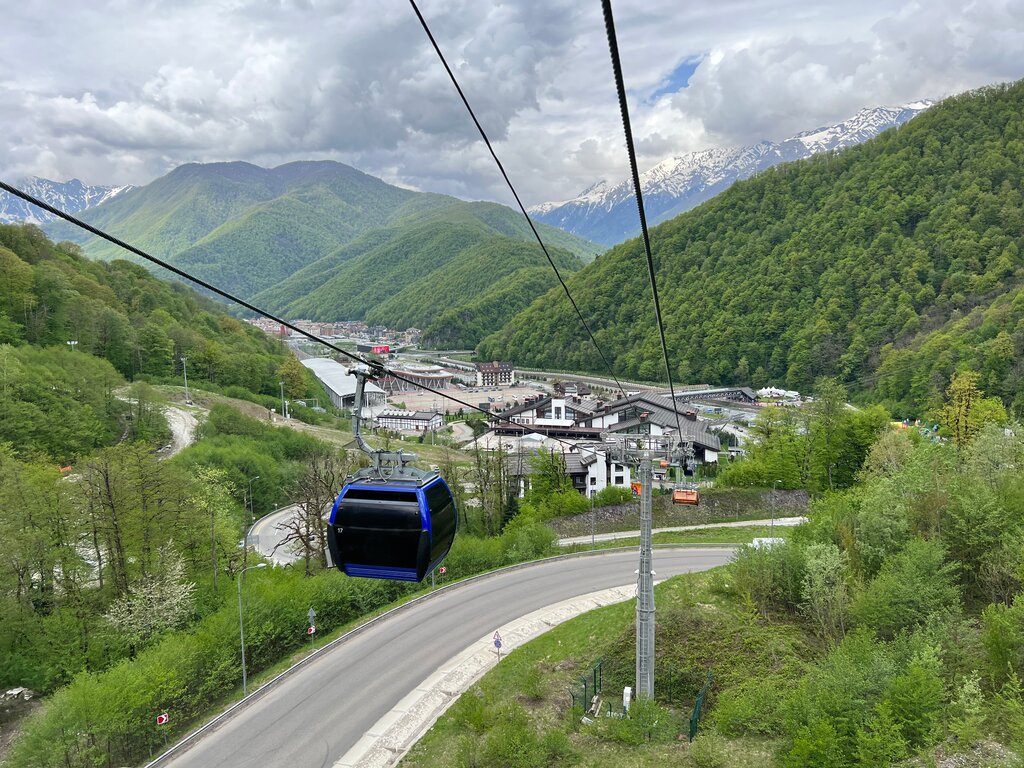 Cableway, funicular Альпика-Сервис 2255 м, Sochi, photo