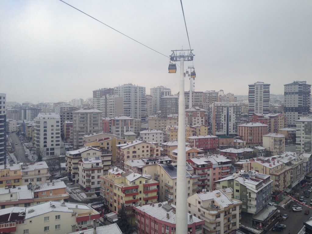 Канатная дорога, фуникулёр Kecioren Teleferik, Анкара, фото