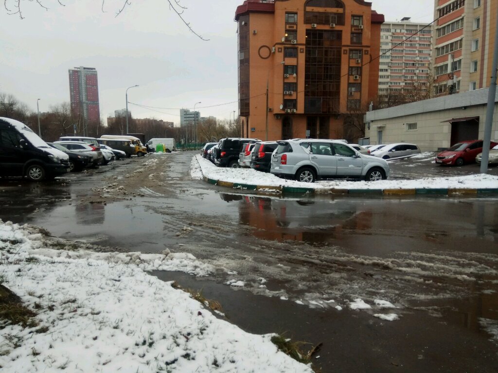 Автомобильная парковка Парковочная зона, Москва, фото