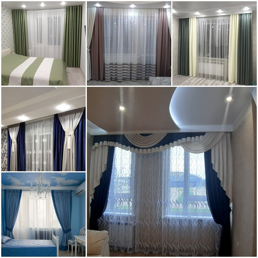 Curtains, curtain rods Nikol, salon-shtor, Yaroslavl, photo
