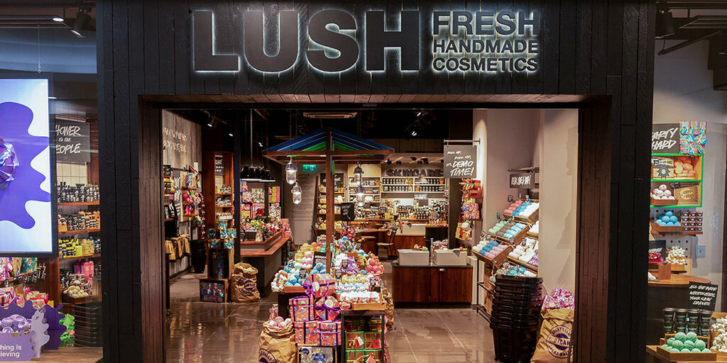 Perfume and cosmetics shop Lush Cosmetics Norwich, England, photo