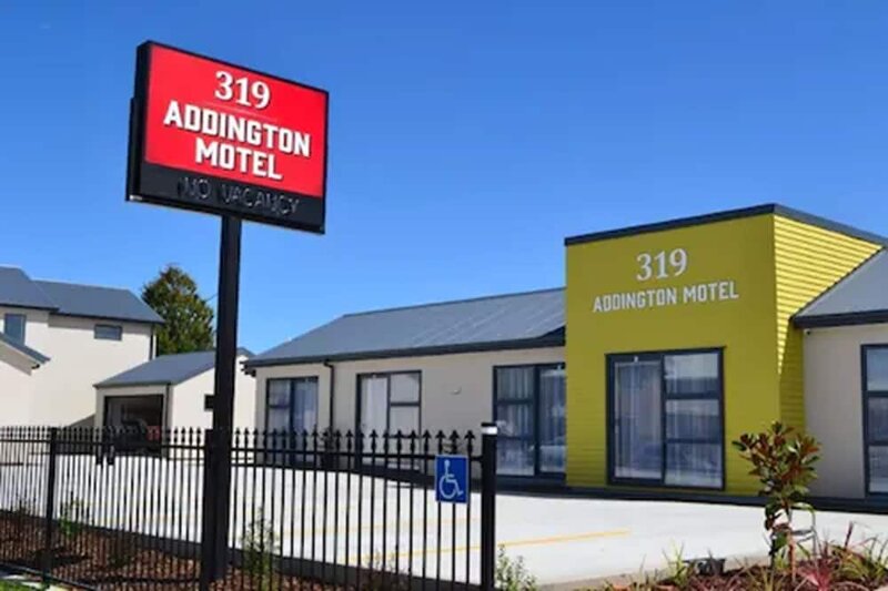 Гостиница 319 Addington Motel в Крайстчерче
