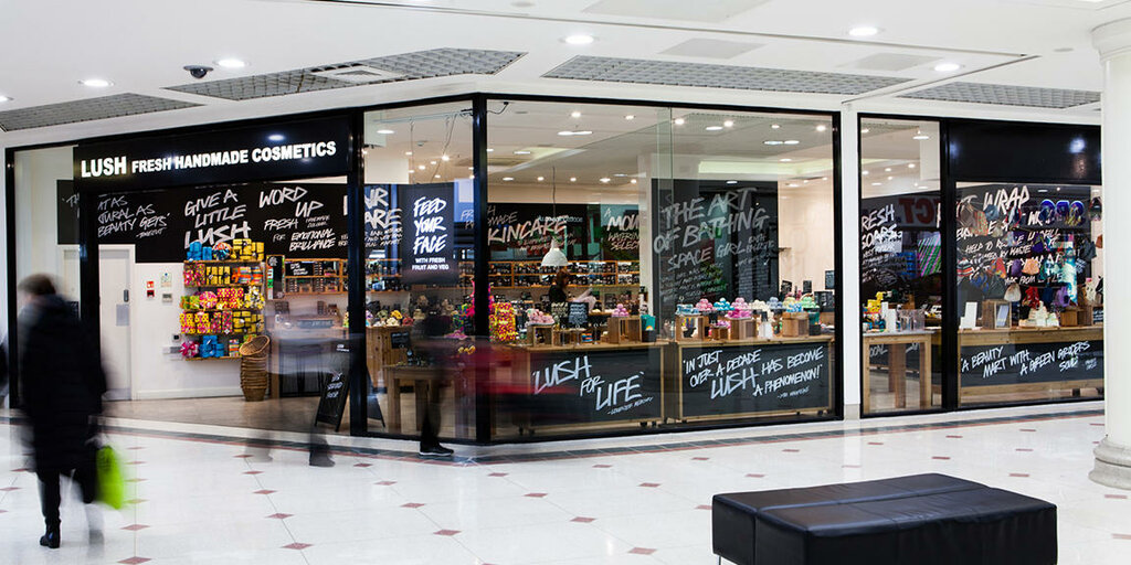 Perfume and cosmetics shop Lush Cosmetics Hanley, England, photo
