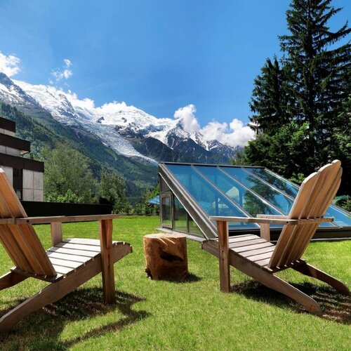 Внешний вид отеля Chalet Hôtel le Prieuré and SPA в Шамони-Мон-Блане, фото 2