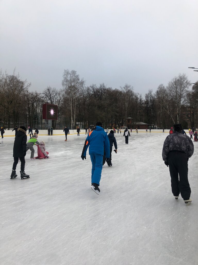 Каток в измайловском парке серебряный лед