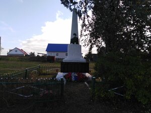 Мемориал Великой Отечественной войны (Ryazan Region, Sasovskiy munitsipalny okrug, selo Frolovskoye, Ogorodnaya ulitsa), monumento, memorial