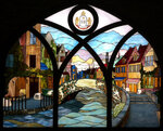 Stained glass workshop by Anatoliy Tamakov (mikrorayon Zavod Izmeritelnykh Priborov, Zipovskaya Street, 5литХ), stained glass