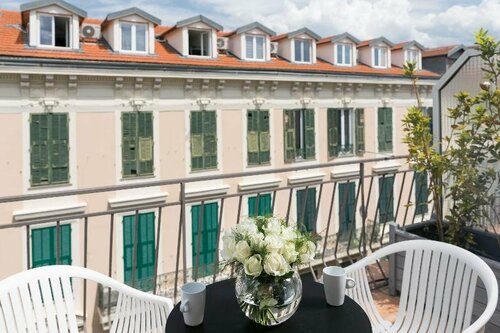 Внешний вид отеля Hotel Florence Nice в Ницце, фото 4