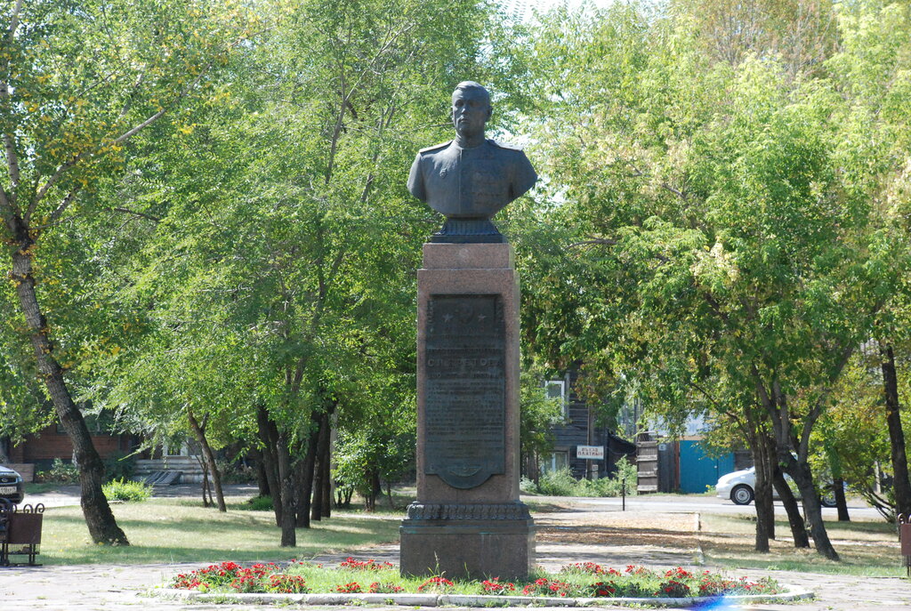 Жанровая скульптура Памятник Кретову С. И., Минусинск, фото