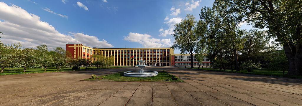 Fountain Фонтан Брестского государственного технического университета, Brest, photo