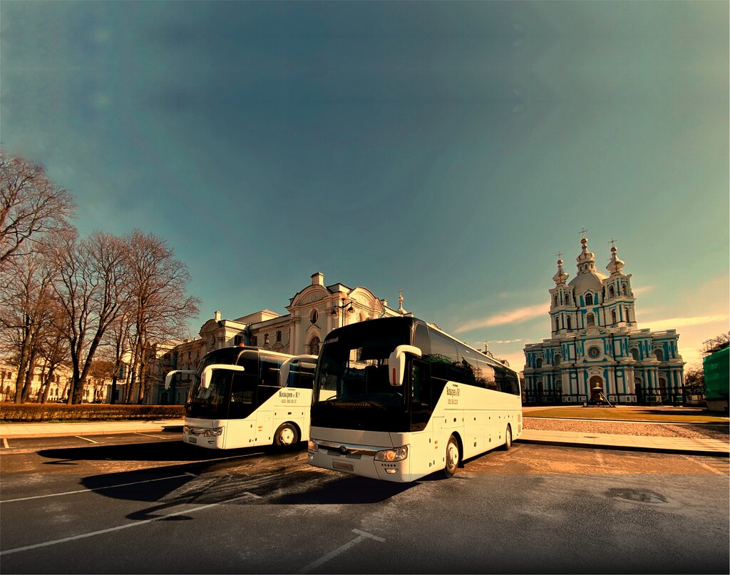 Cars ordering Zakaz avtobusov Kozyrev i K, Saint Petersburg, photo