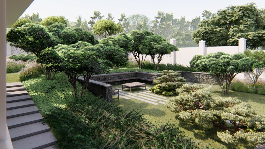 Landscape design Ам Терра Верде, Perm, photo