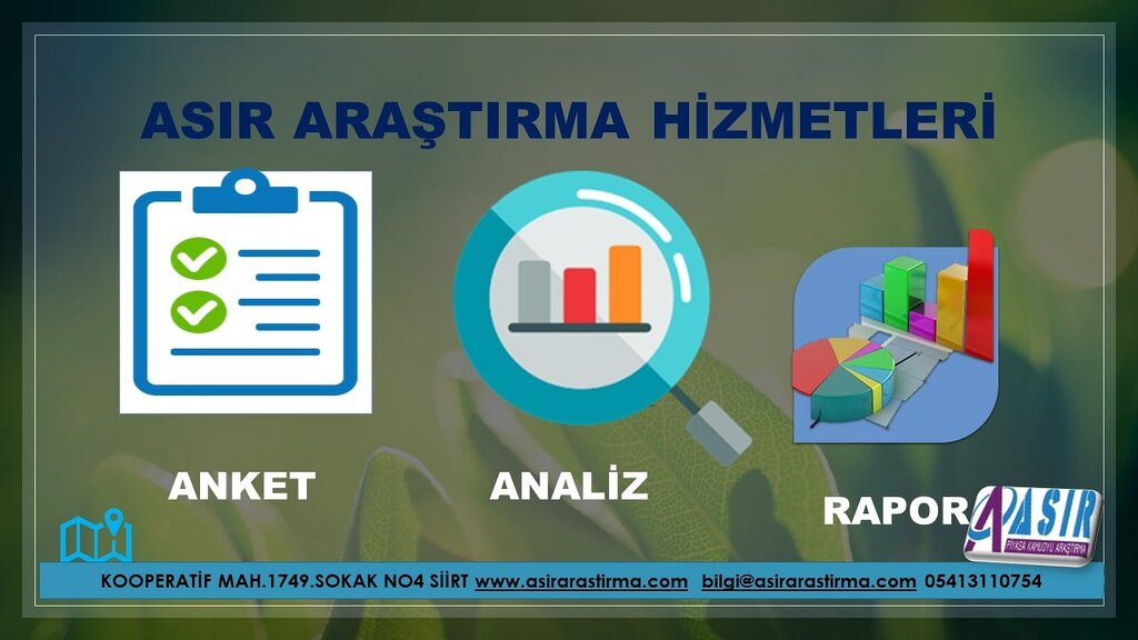 Marketing services Asır Araştırma, Siirt, photo