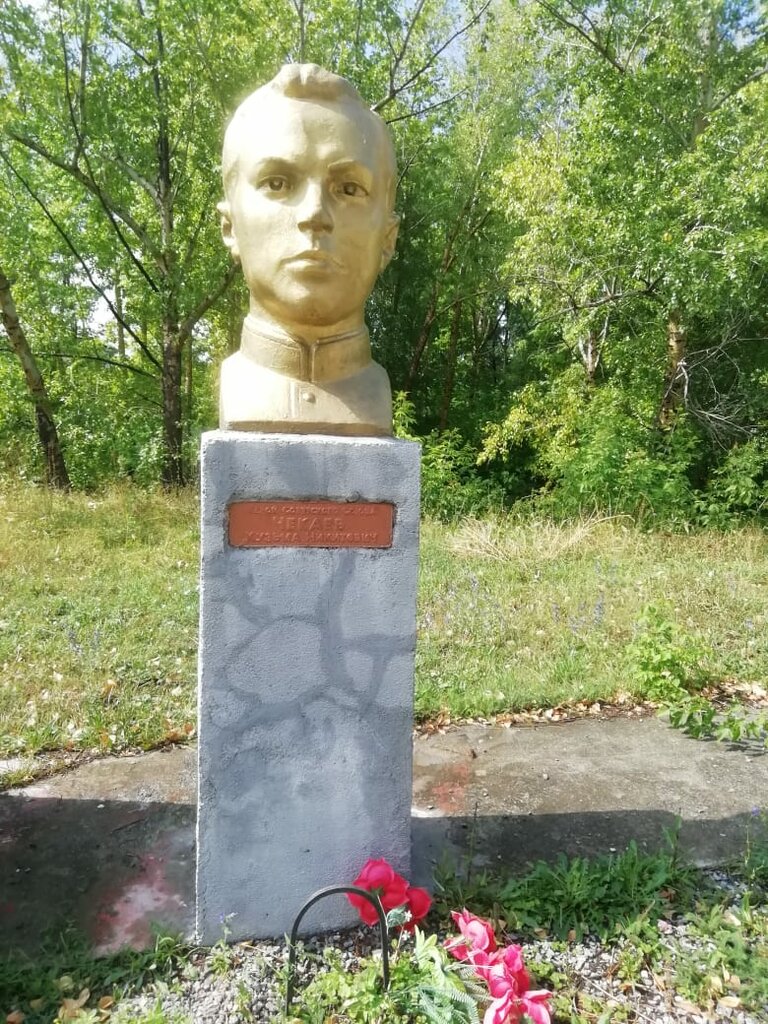 Monument, memorial Бюст Героя Советского Союза Чекаева Кузьмы Никитовича, Zmeinogorsk, photo