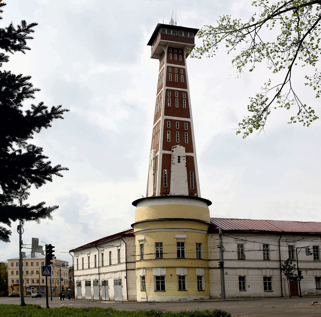 Landmark, attraction The Fire Tower, Rybinsk, photo