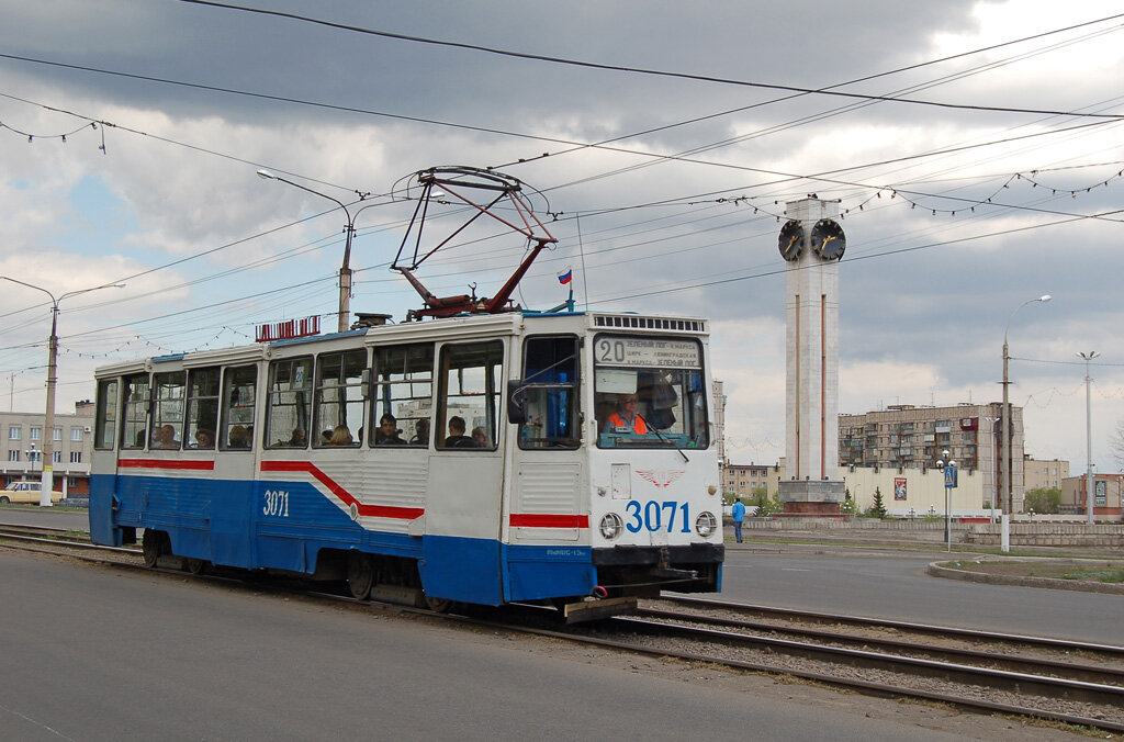 Карта магнитогорска трамваев