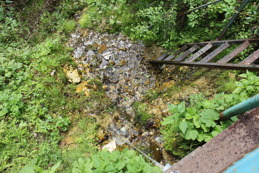 Spring, stream Обустроенный родник, Kursk Oblast, photo