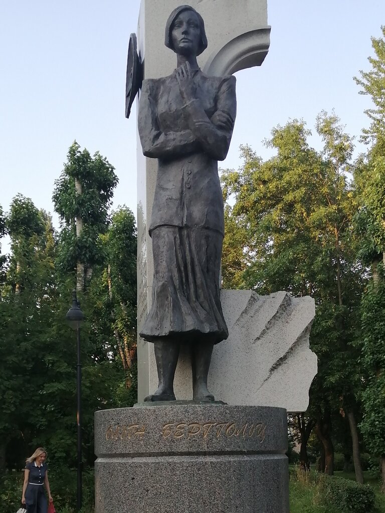 Monument, memorial Ольга Берггольц, Saint Petersburg, photo