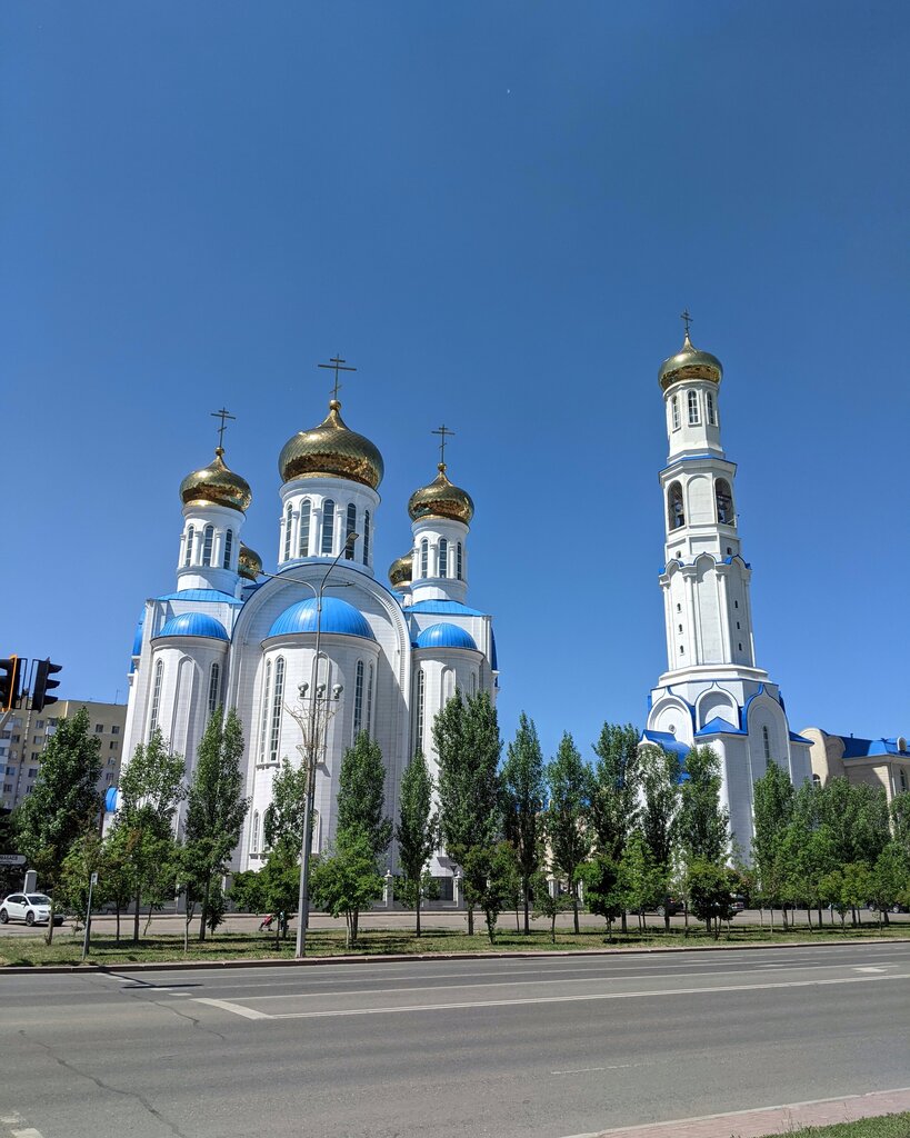 Orthodox church Dormition Cathedral, Astana, photo