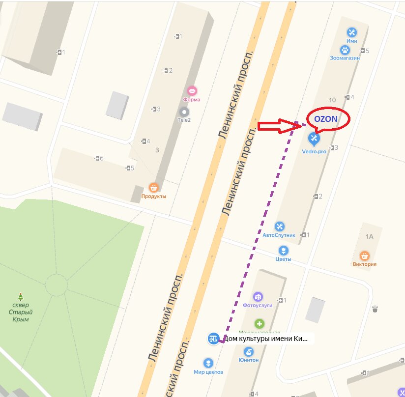 Пункты выдачи озон воронеж карта
