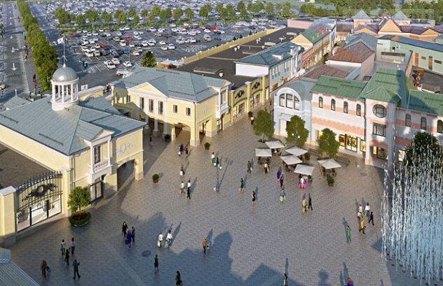 Shopping mall Outlet Village Belaya Dacha, Kotelniki, photo